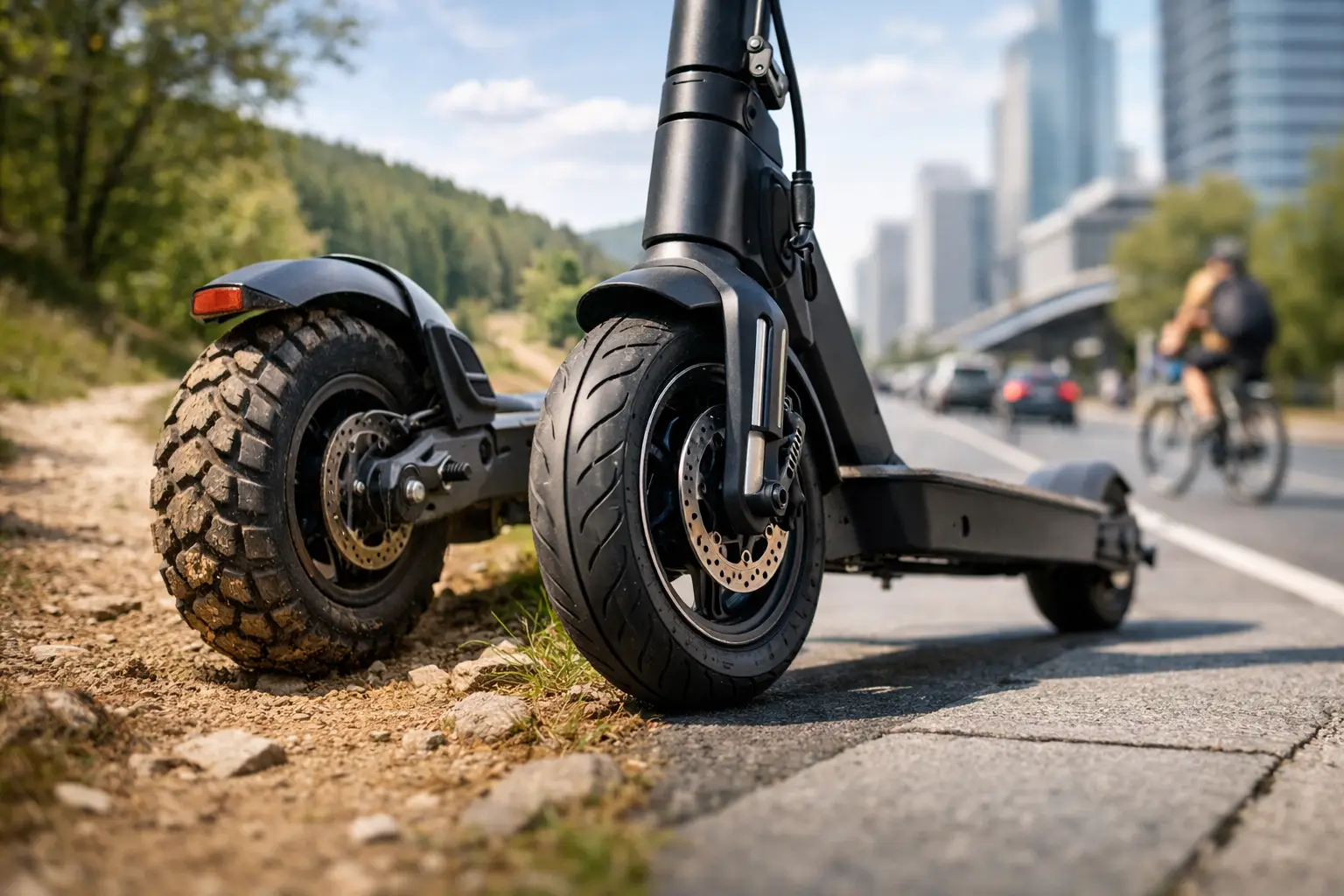 Quels pneus trottinette choisir selon vos trajets ?