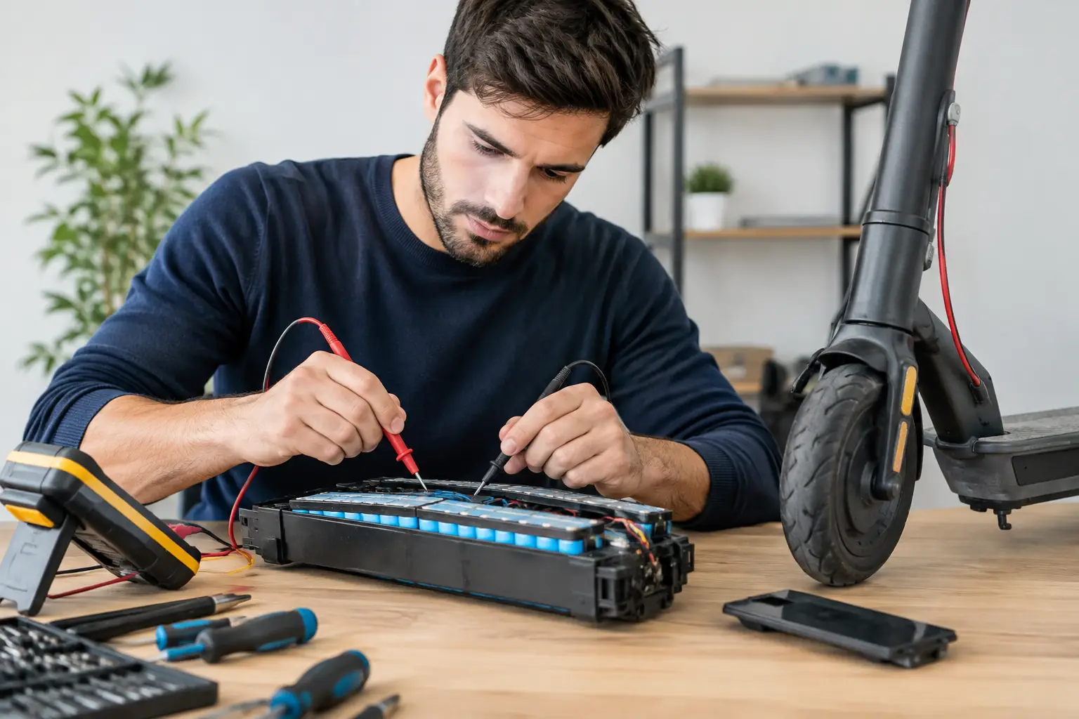 Guide diagnostic batterie trottinette en 8 tests