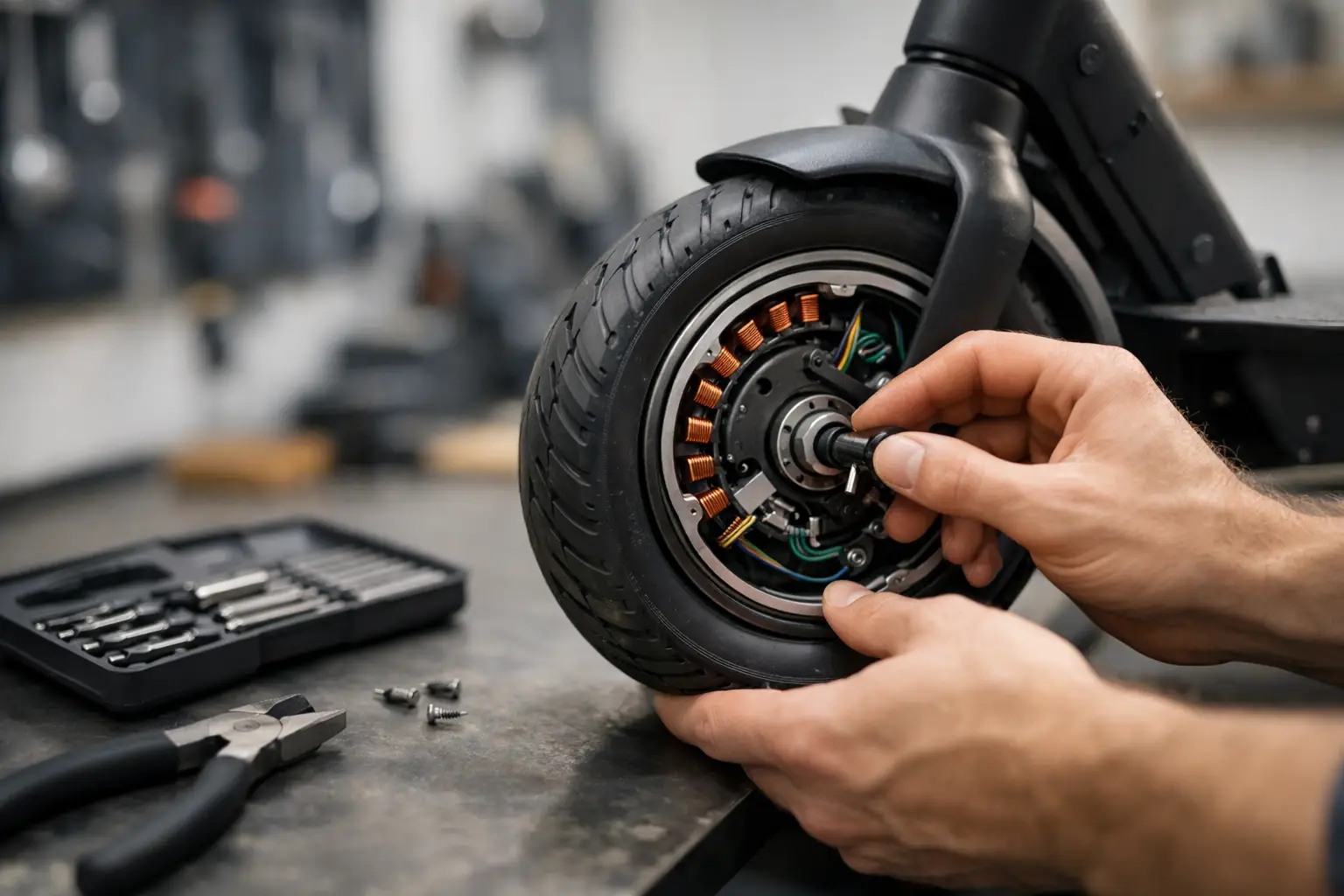 Réparer moteur trottinette sans changer la roue